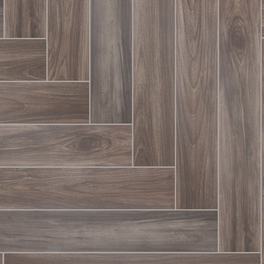 Mt Royale Pecan 6 In. X 35-1 2 In. Porcelain Floor And Wall Tile 