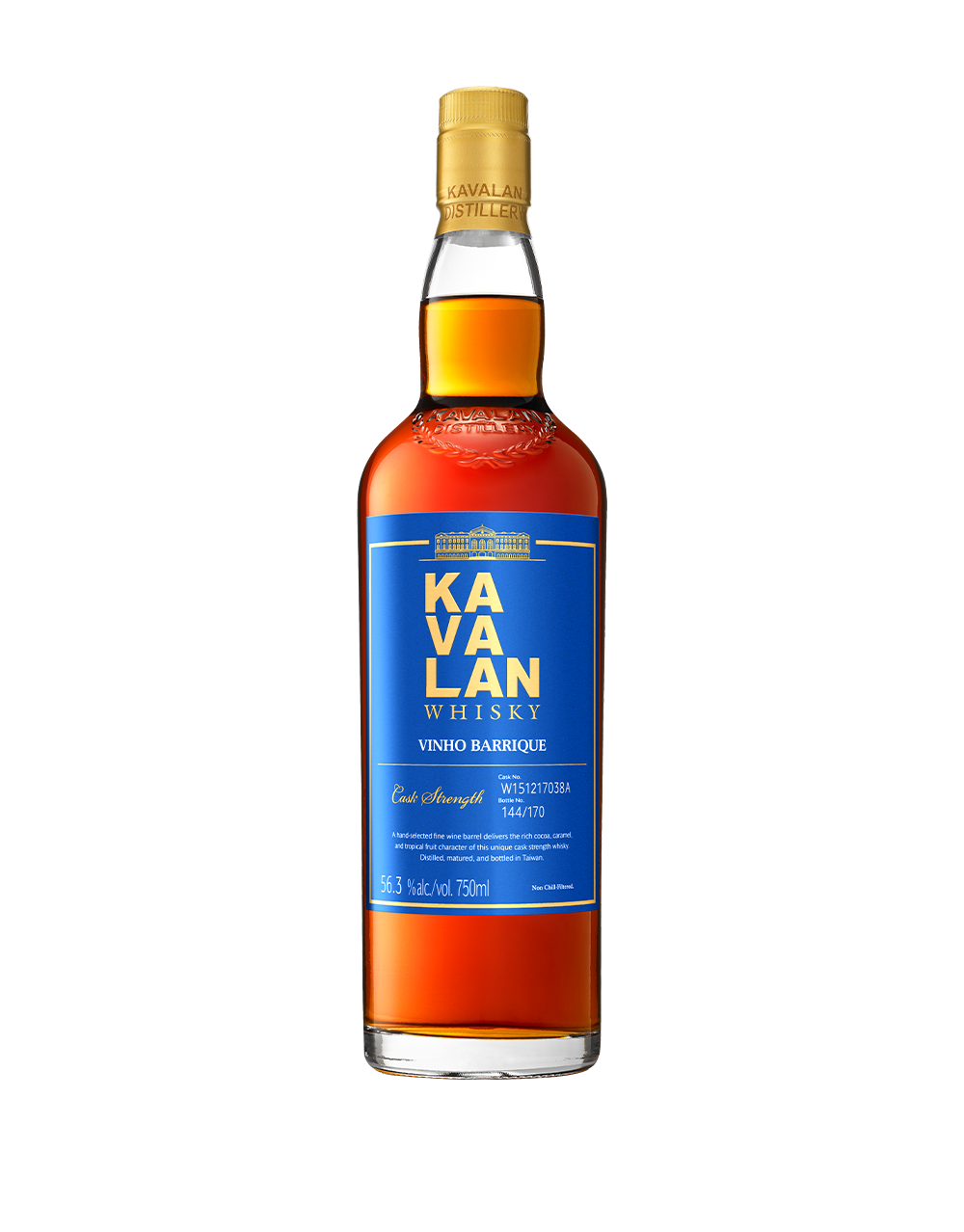 KAVALAN VINHO BARRIQUE CASK STRENGTH SINGLE MALT WHISKY S2B1