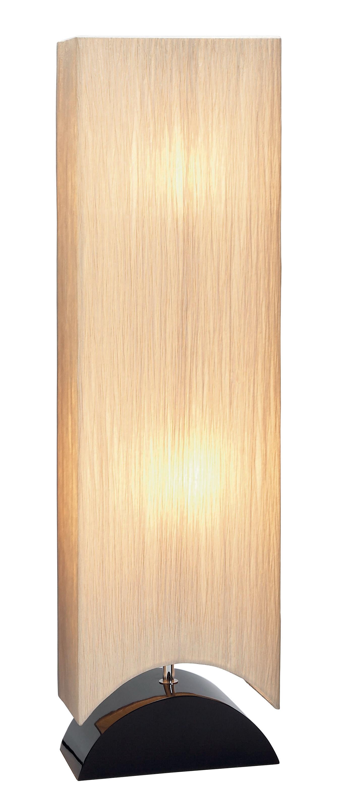 Beige Wooden  Room Floor Lamp, 12" x 6" x 42"