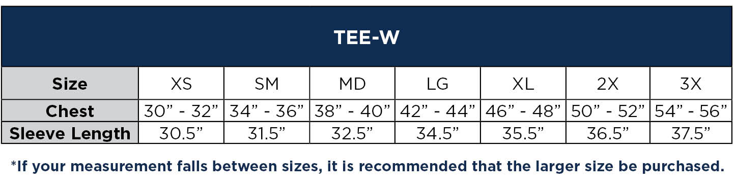 Sizing Chart