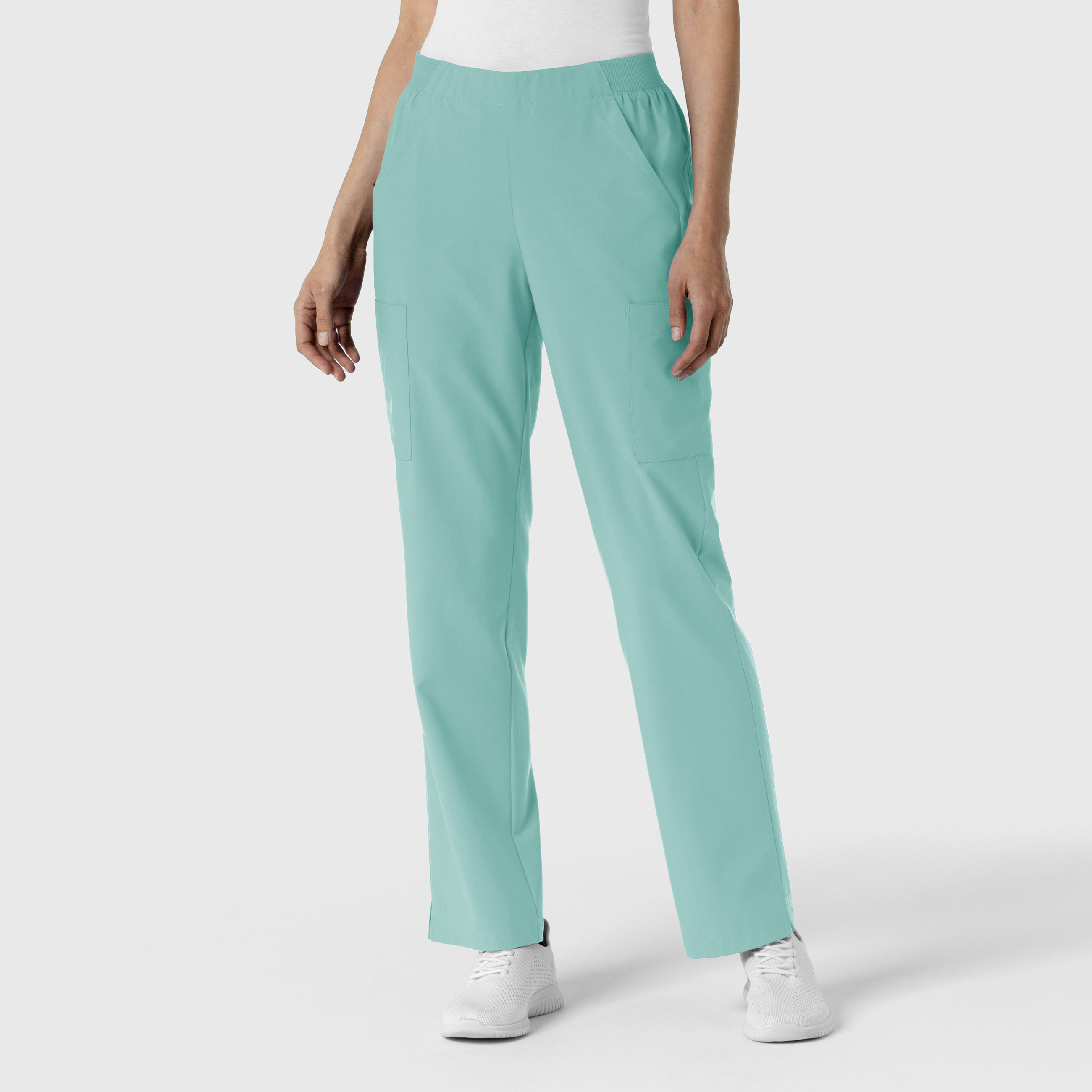 W123 Women&#39;s Cargo Utility Scrub Pant-Wonder Wink