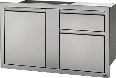 BI-4224-1D2DR - 42 x 24 inch Large Single Door & Standard Drawer