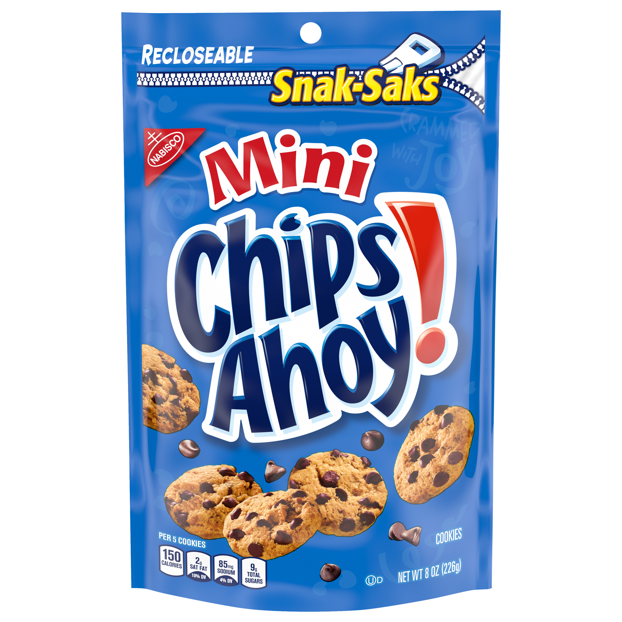 CHIPS AHOY! Mini Original Chocolate Chip Cookies, Snak-Sak, 8 oz-thumbnail-0