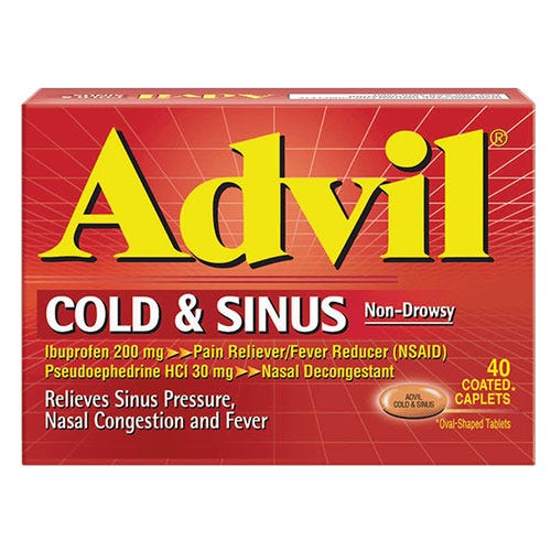 AdvilÂ® Cold and Sinus - 40/Box