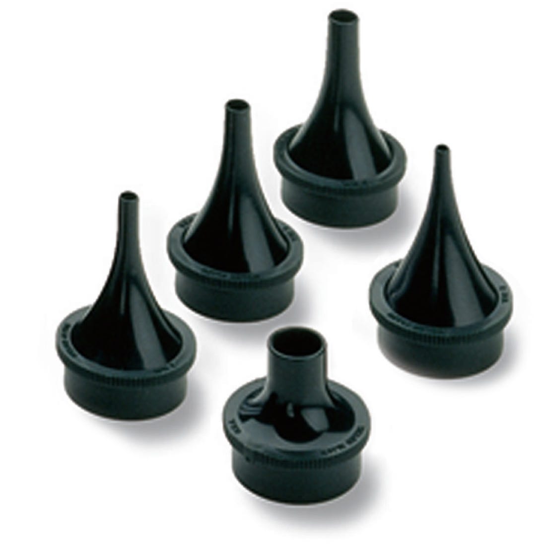 Otoscope Specula for 3.5V and 2.5V Otoscopes - Set of Five Specula (2, 3, 4, 5 and 9mm)