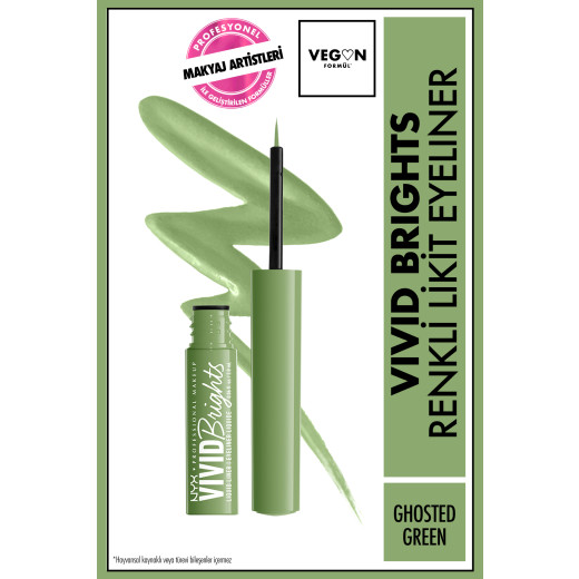 vivid brights likit eyeliner - ghosted green