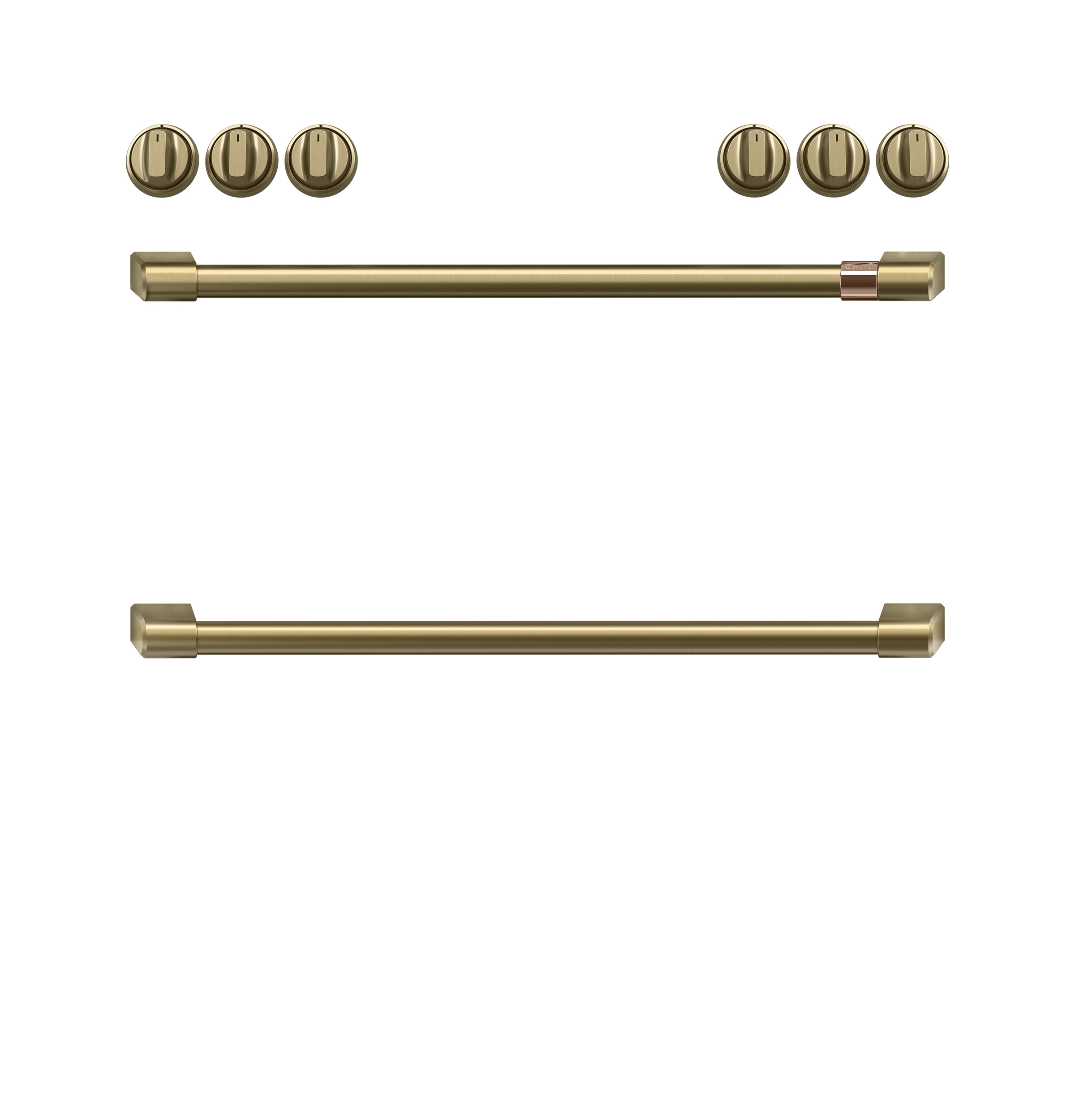 Front Cntrl — Elec — Knobs,Hndls — Brushed Brass — Not Connectable view 2