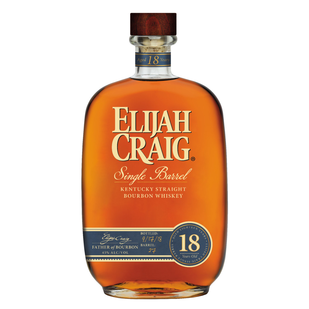 ELIJAH CRAIG SINGLE BARREL STRAIGHT BOURBON AGED 18 YR