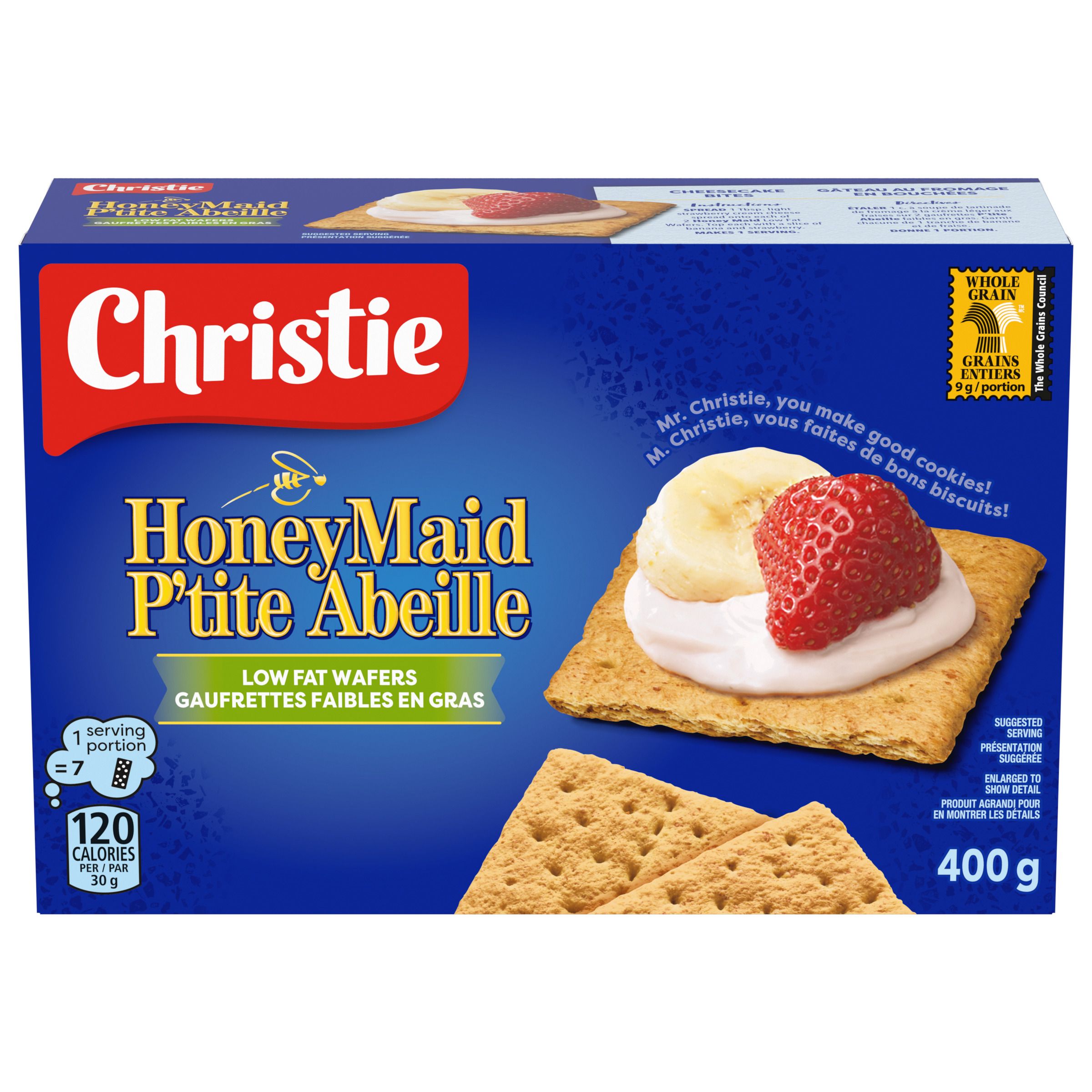 HONEY MAID Graham Wafers Low Fat 400 g-0