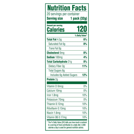 Nutrition Facts