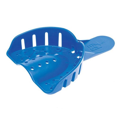 Tray Aways® Disposable Impression Trays, Perforated, Small Upper - 12/Box