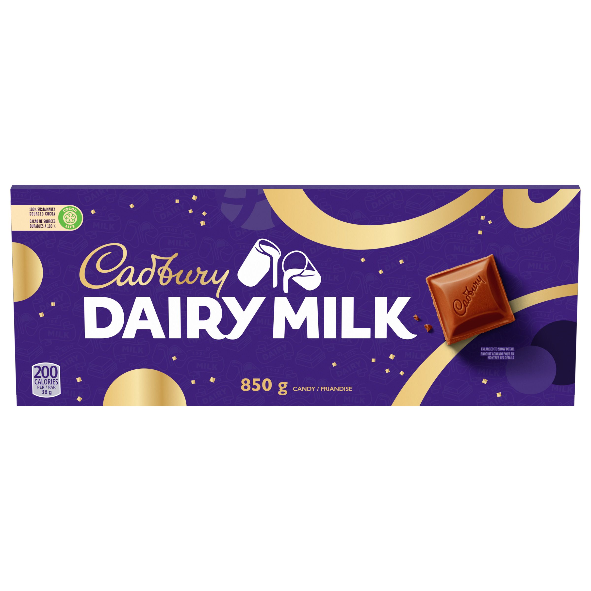 Cadbury Dairy Milk Candy Bar (850 g)-0