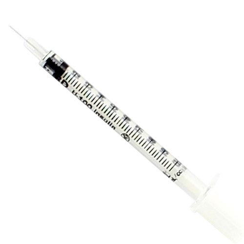 1 cc Insulin Syringe w/ 31 G x 5/16" BD Ultra-Fine™ Short Needle - 100/Box