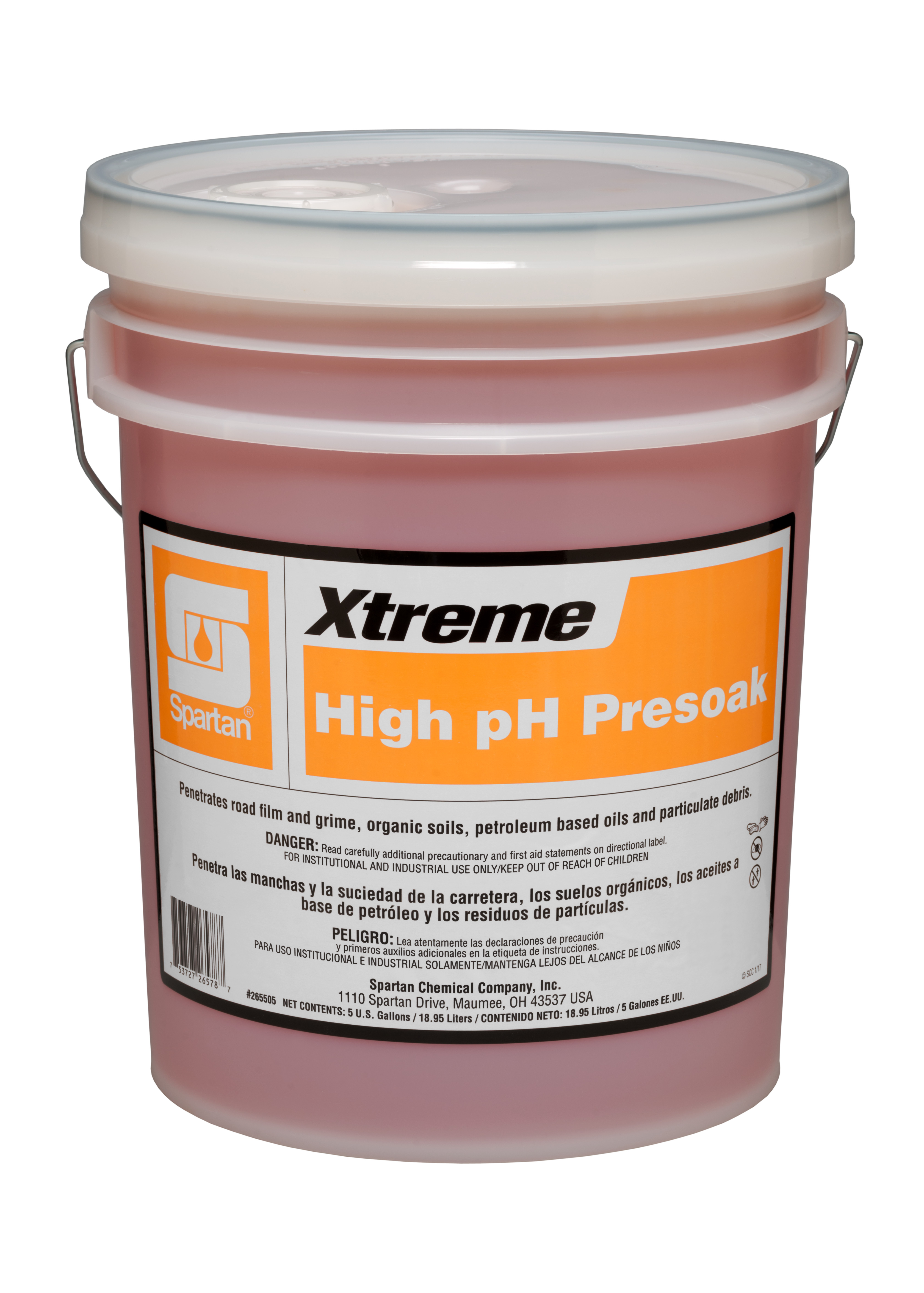 Spartan Chemical Company Xtreme High pH Presoak, 5 GAL PAIL