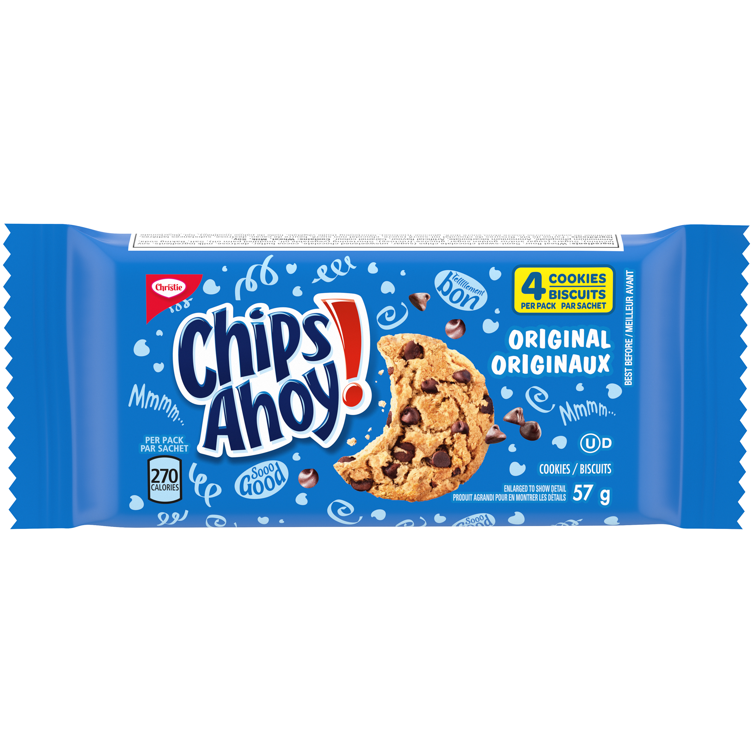 Chips Ahoy! Original 4Pk Cookies 57G-thumbnail-0