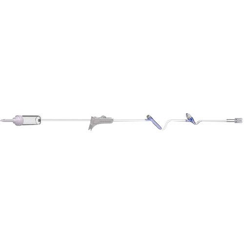 AMSure® 108306 - IV Administration Set, 83" 10 drp/ml w/1 Pre-Pierced Y Injection Site, 1 AMSafe® Needle-Free Y Site and Rotating Luer Lock - 50/Case