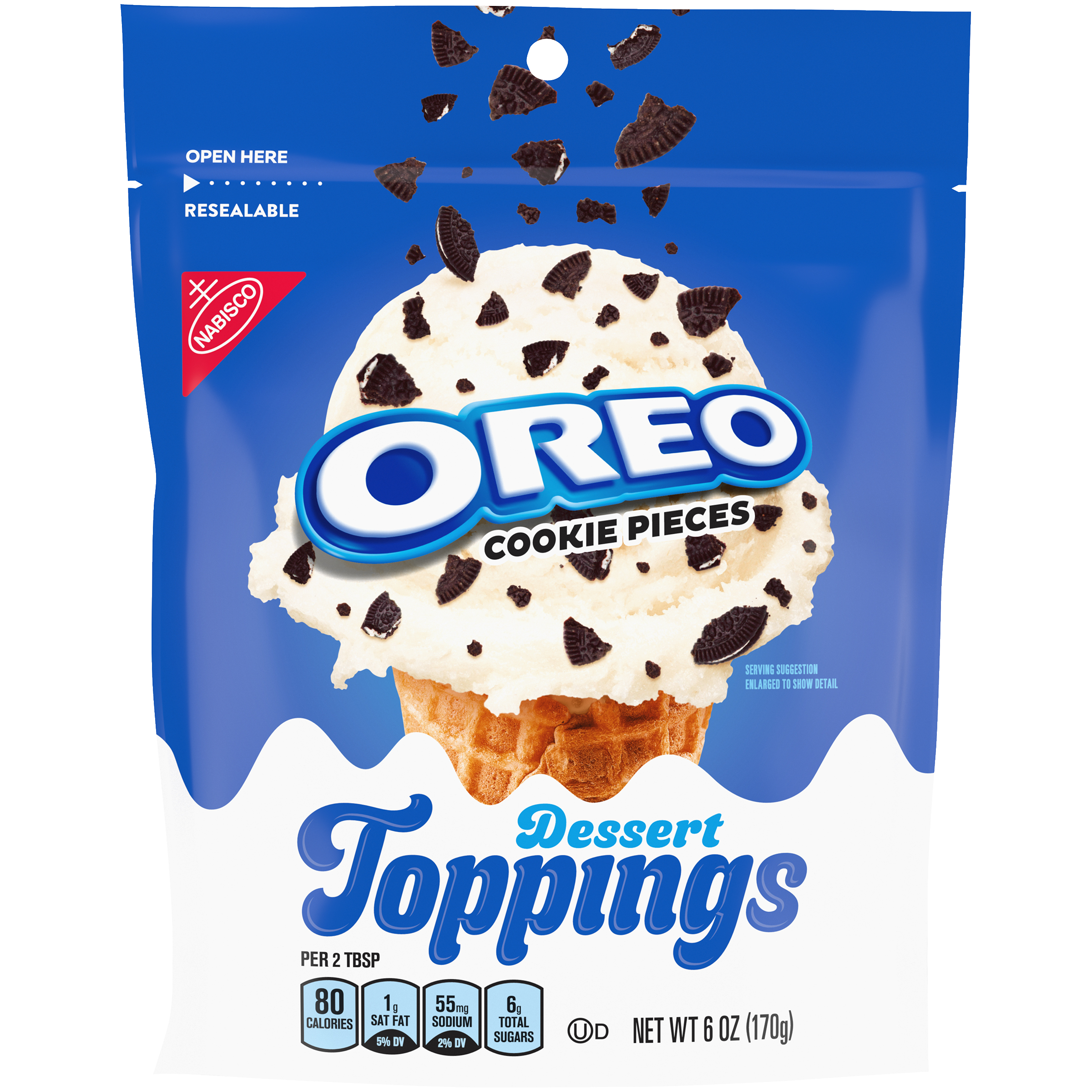 OREO Cookie Dessert Toppings, 6 oz-1