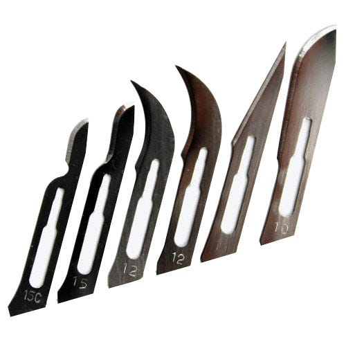 Bard-Parker® Surgical Blade #10 Carbon Steel - 50/Box