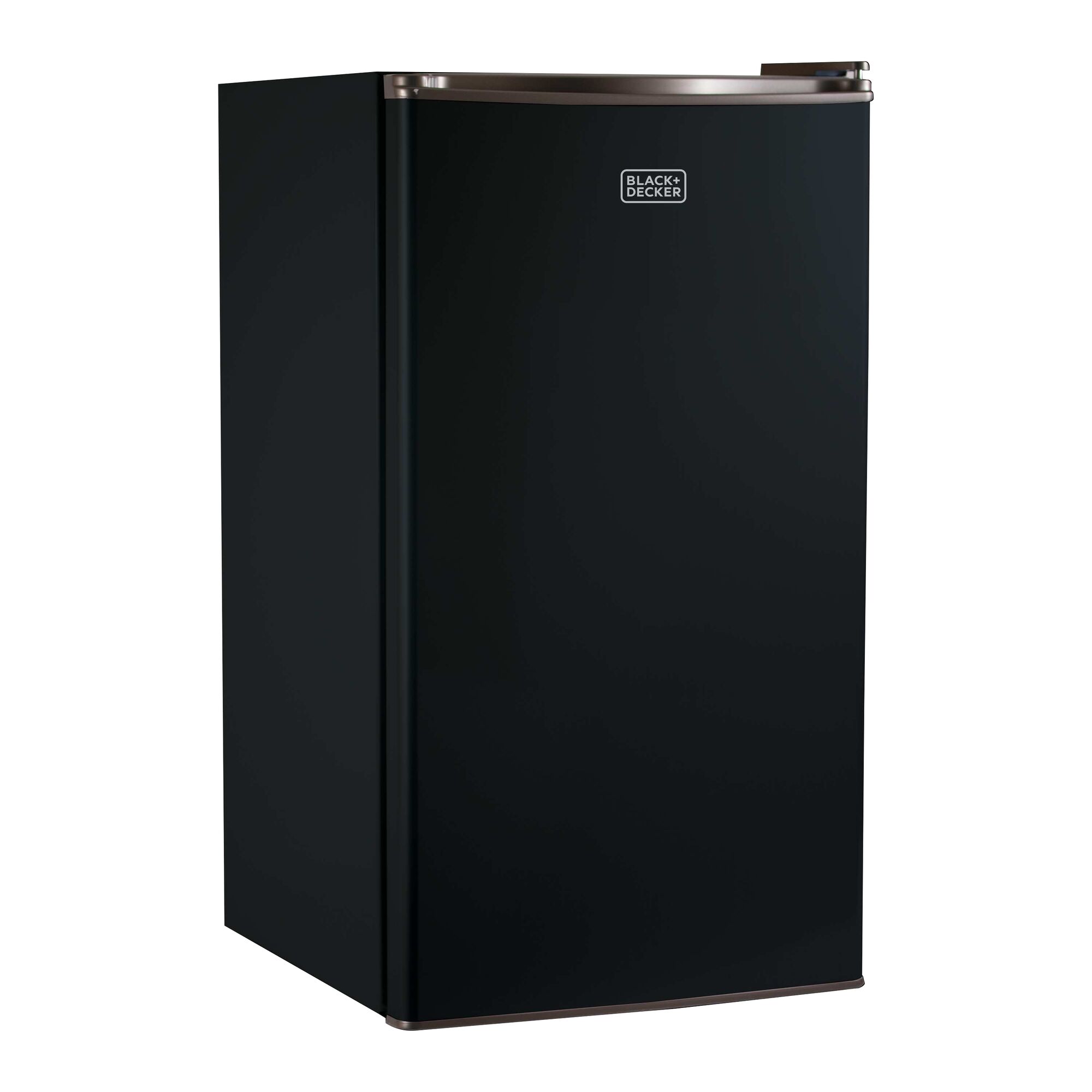 Profile of 3 and two tenth cubic foot Energy Star Refrigerator with Freezer.