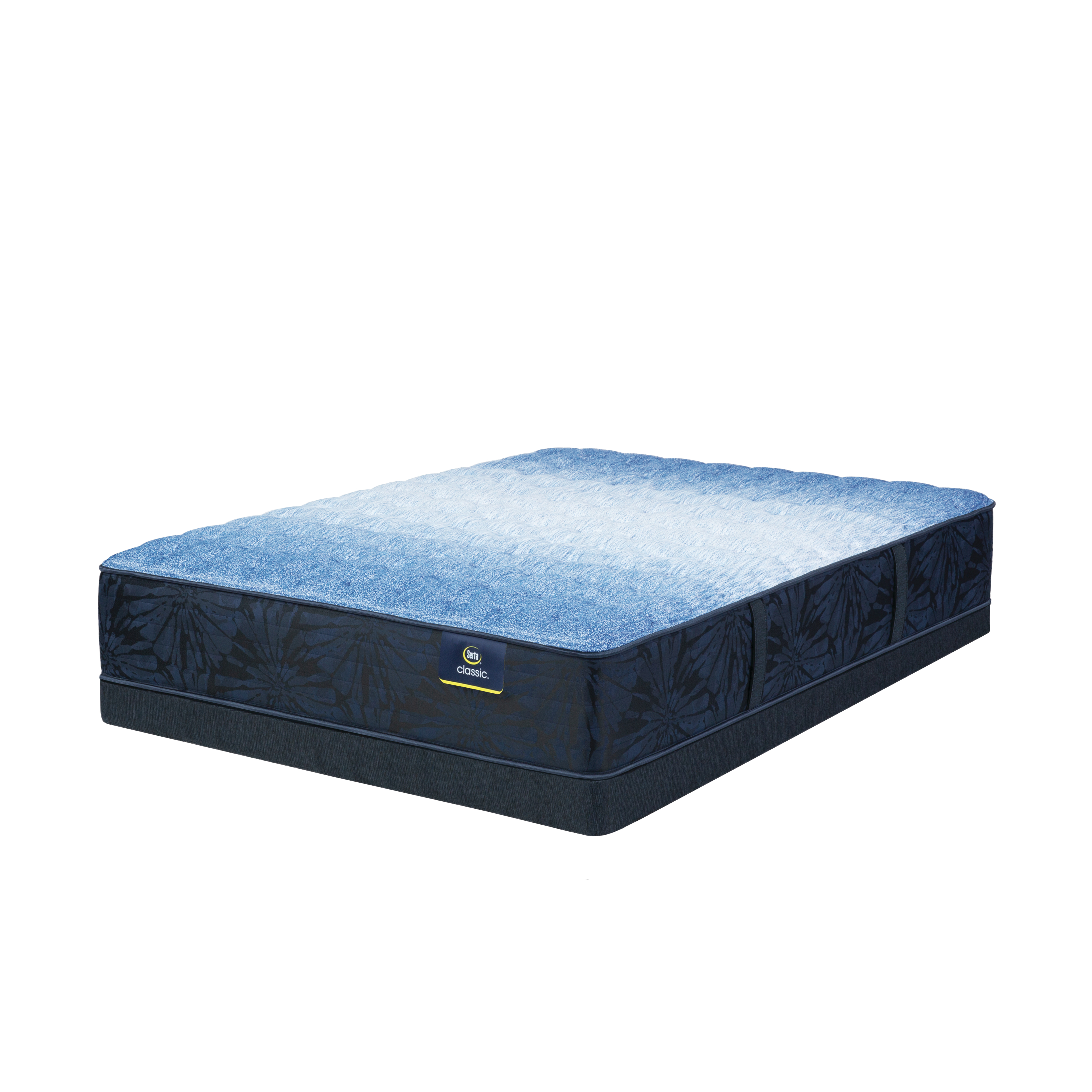 Serta Classic Brecon 13" Firm Mattress Low Profile Set -Full