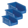 Storage Bins,  Blue - 7-1/2"L  x  4-1/8"W  x  3"H - SMALL