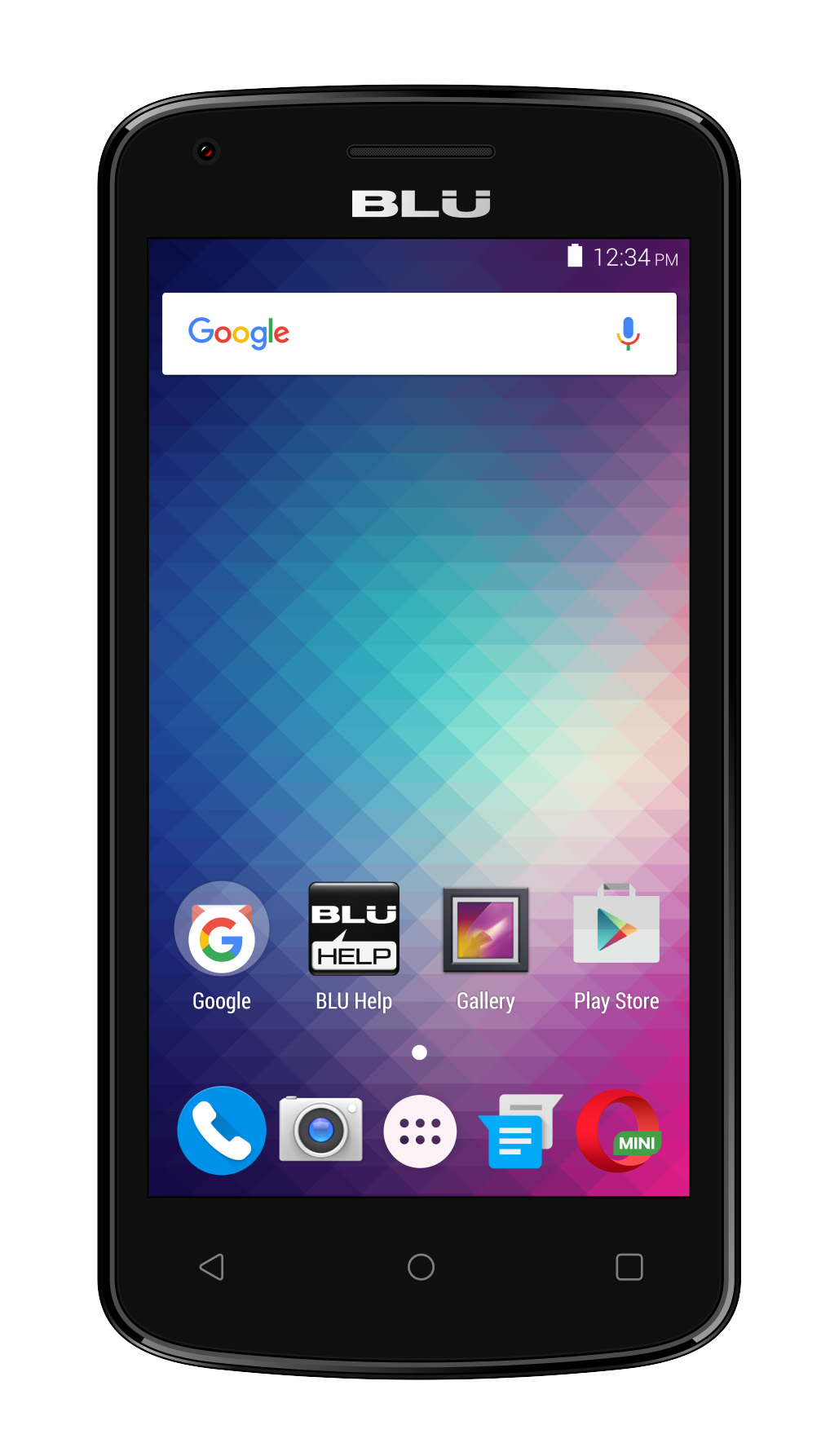Blu Dash L2 D250u Gsm 4g Cell Phone Unlocked Black