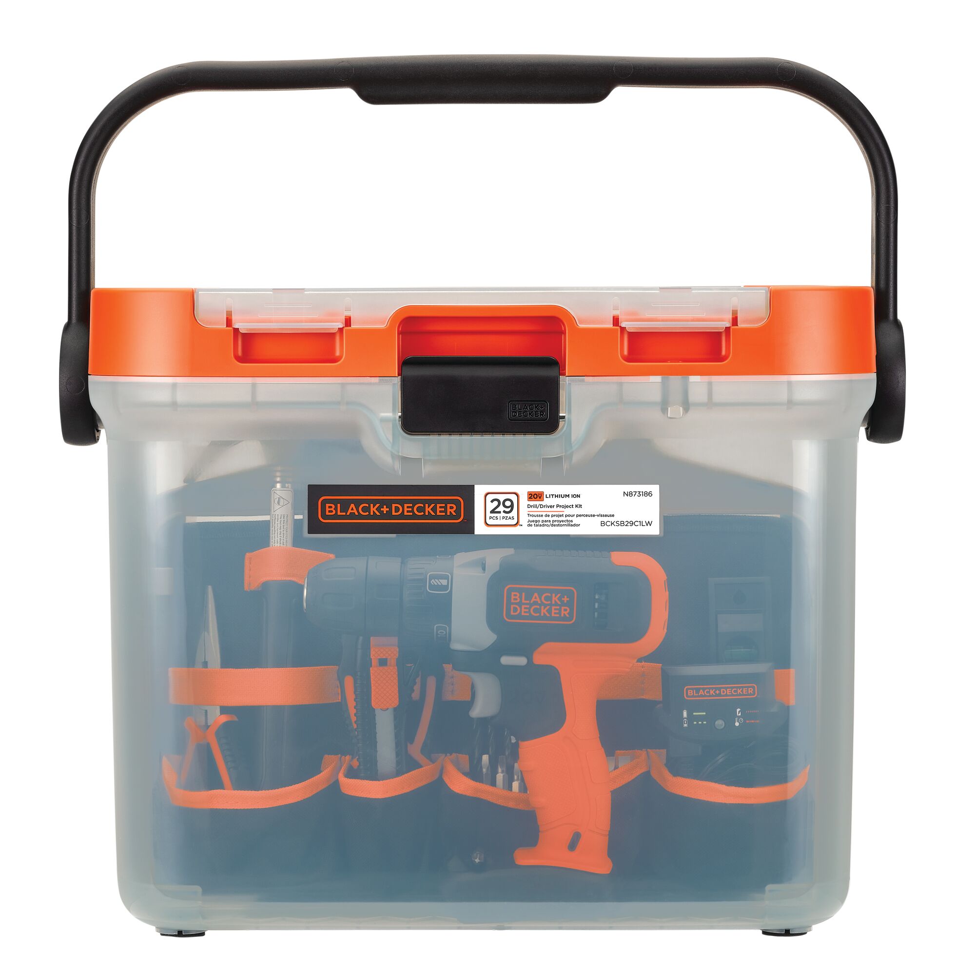 Carrying case of the 28 piece  drill kit
