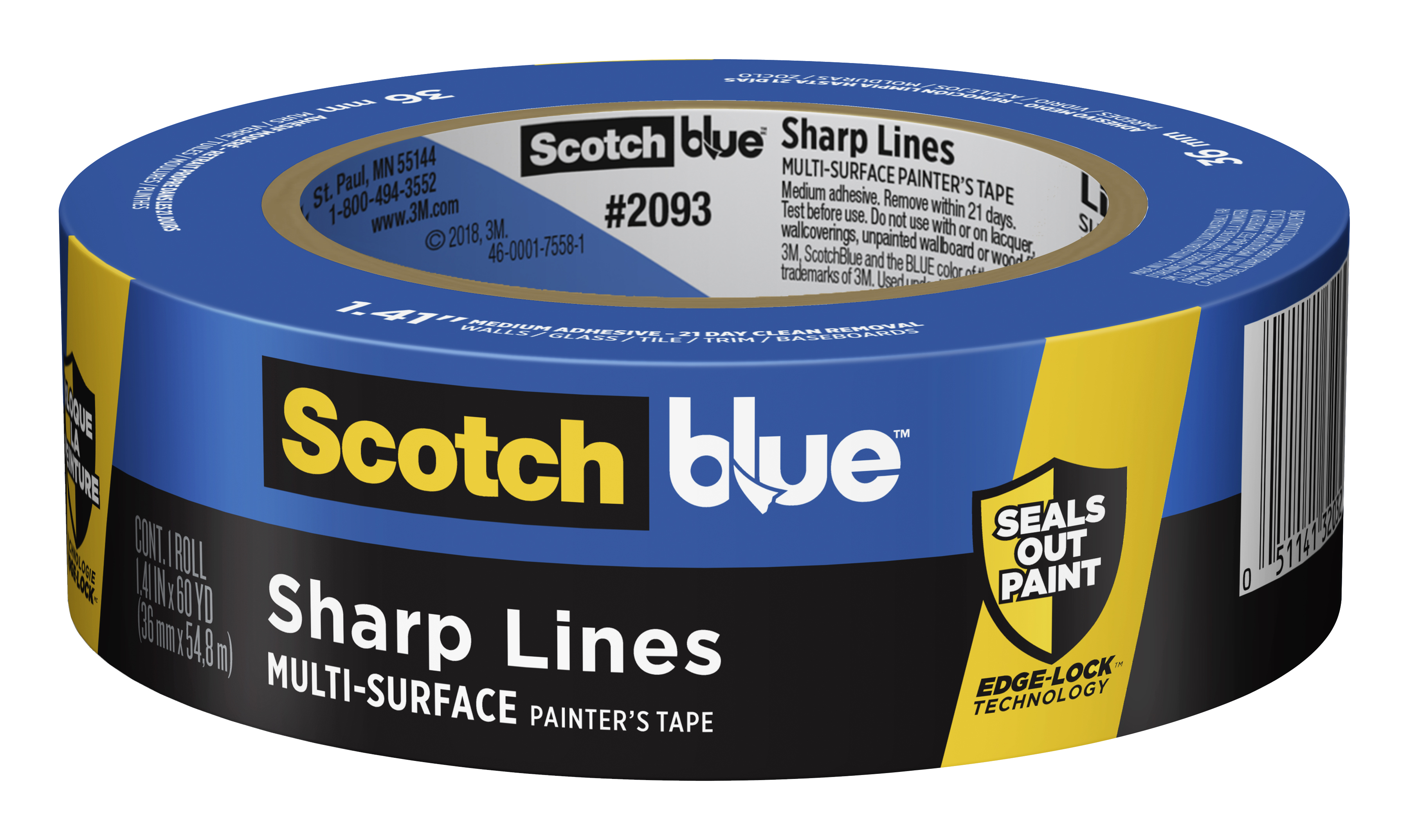 S/BLUE EDGE LOCK TAPE 1.5X 60YDS