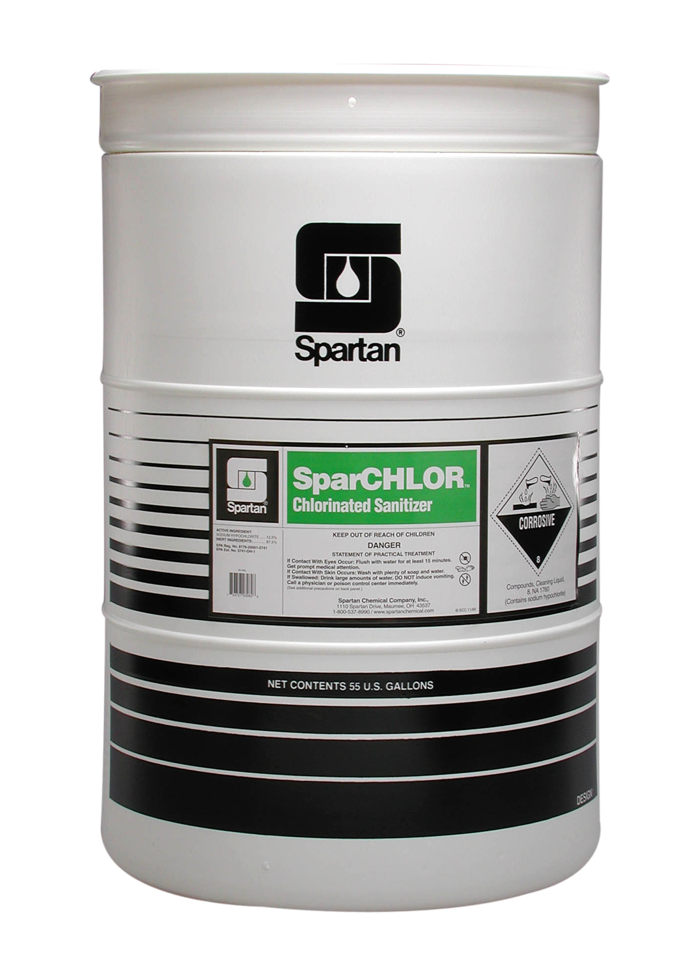 Spartan Chemical Company SparCHLOR, 55 GAL DRUM