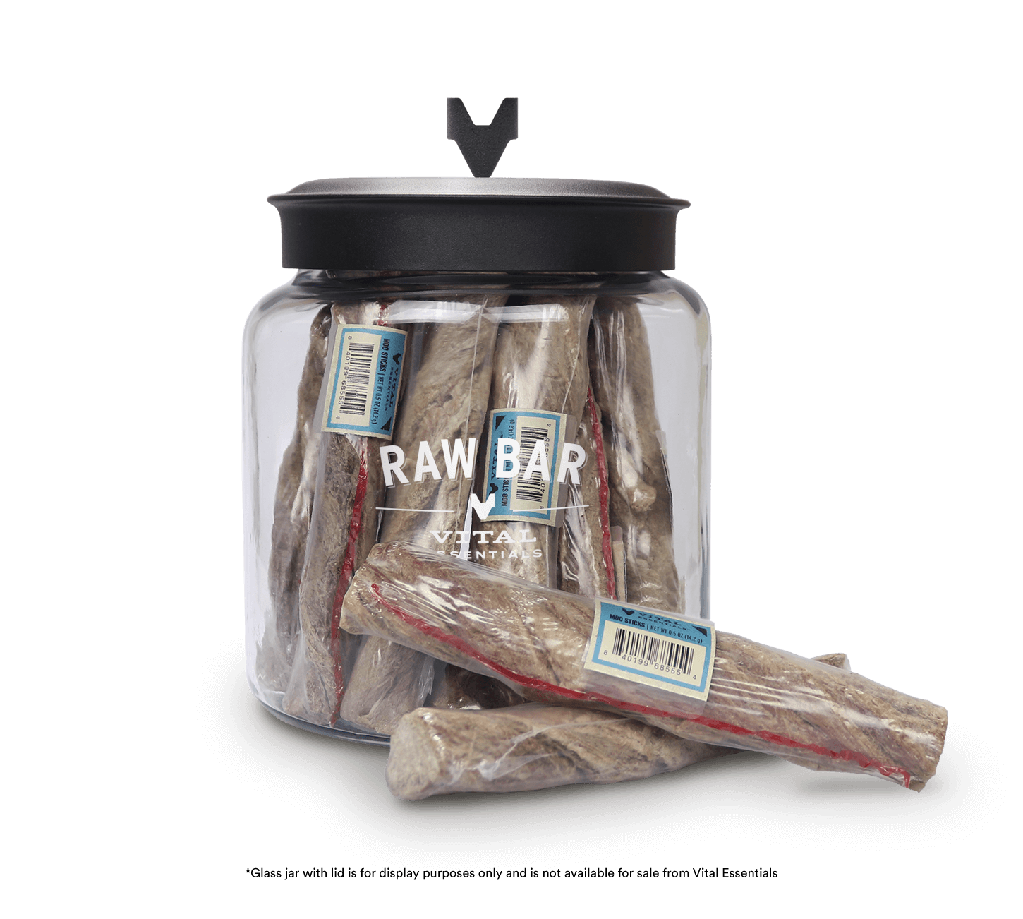 Vital Essentials RAW BAR Freeze-Dried Raw Moo Sticks Dog Snacks - 20 pcs - Treats