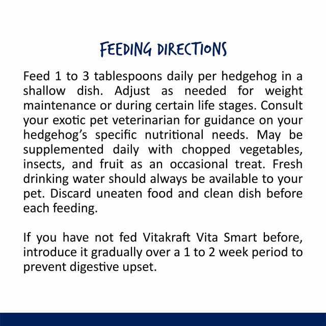 Nutrition-Image showing Vita Smart Hedgehog