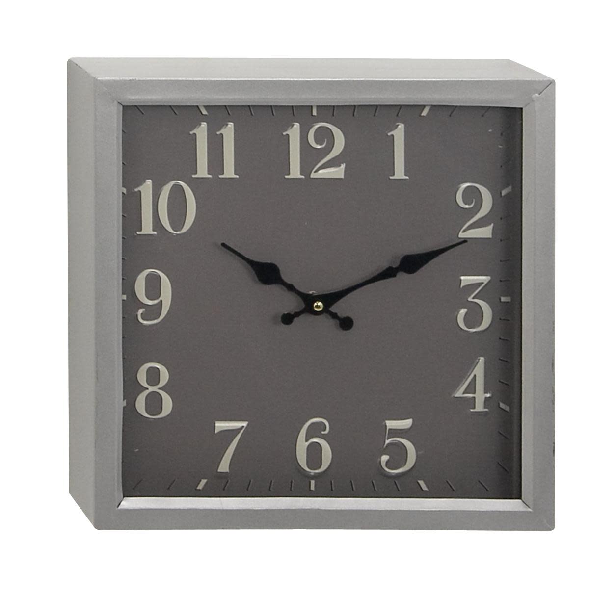 Metal  Wall Clock, 13" x 3" x 13"