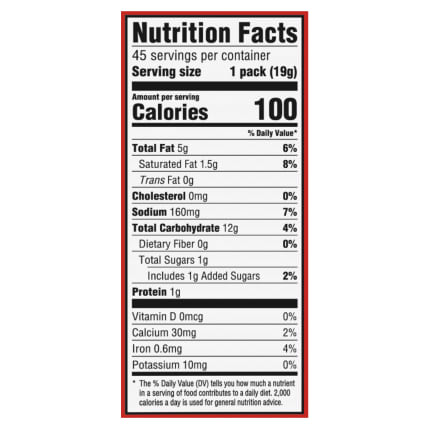 Nutrition Facts