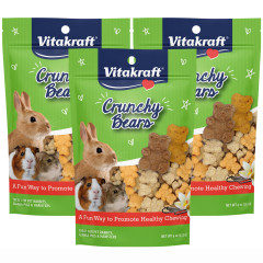 Image of Vitakraft Crunchy Bears Rabbit, Guinea Pig & Hamster Treat 12 oz