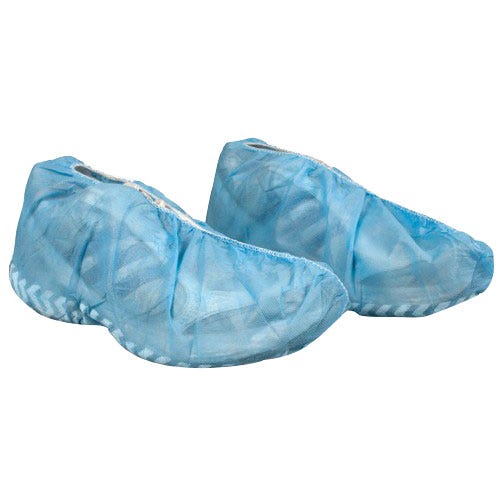 Shoecover Non-Conductive, Non Skid, Blue- 150 pairs/Case