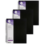 Daler-Rowney Simply... Sketchbook, Soft White, 80 Sheet, 8.5x11 inch, Pack of 3