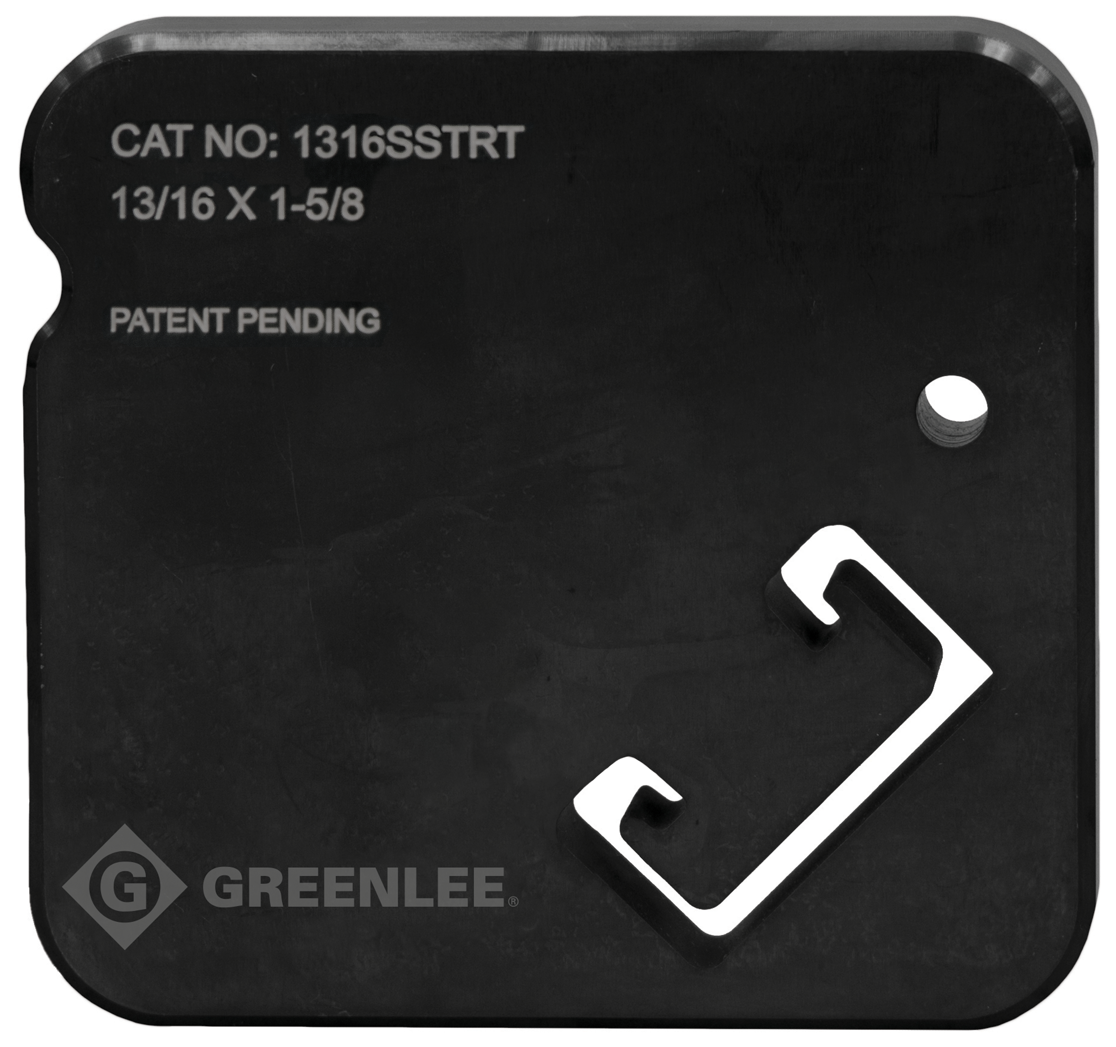 Product image for GREENLEE 1316SSTRT DIES 13/16" SINGLE SHALLOW SHEARING STRUT DIE