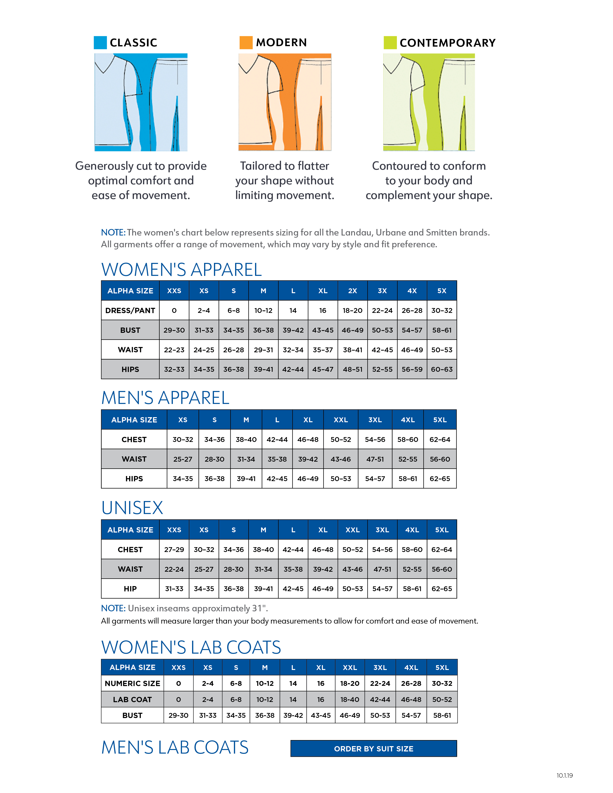 Landau Essentials 4 Pocket Scrub Top for Women: Modern Tailored Fit, V-Neck Durable 8111
