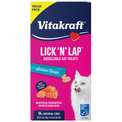 Image of Vitakraft Lick 'n' Lap™, Cat Treat with Salmon 16 Count
