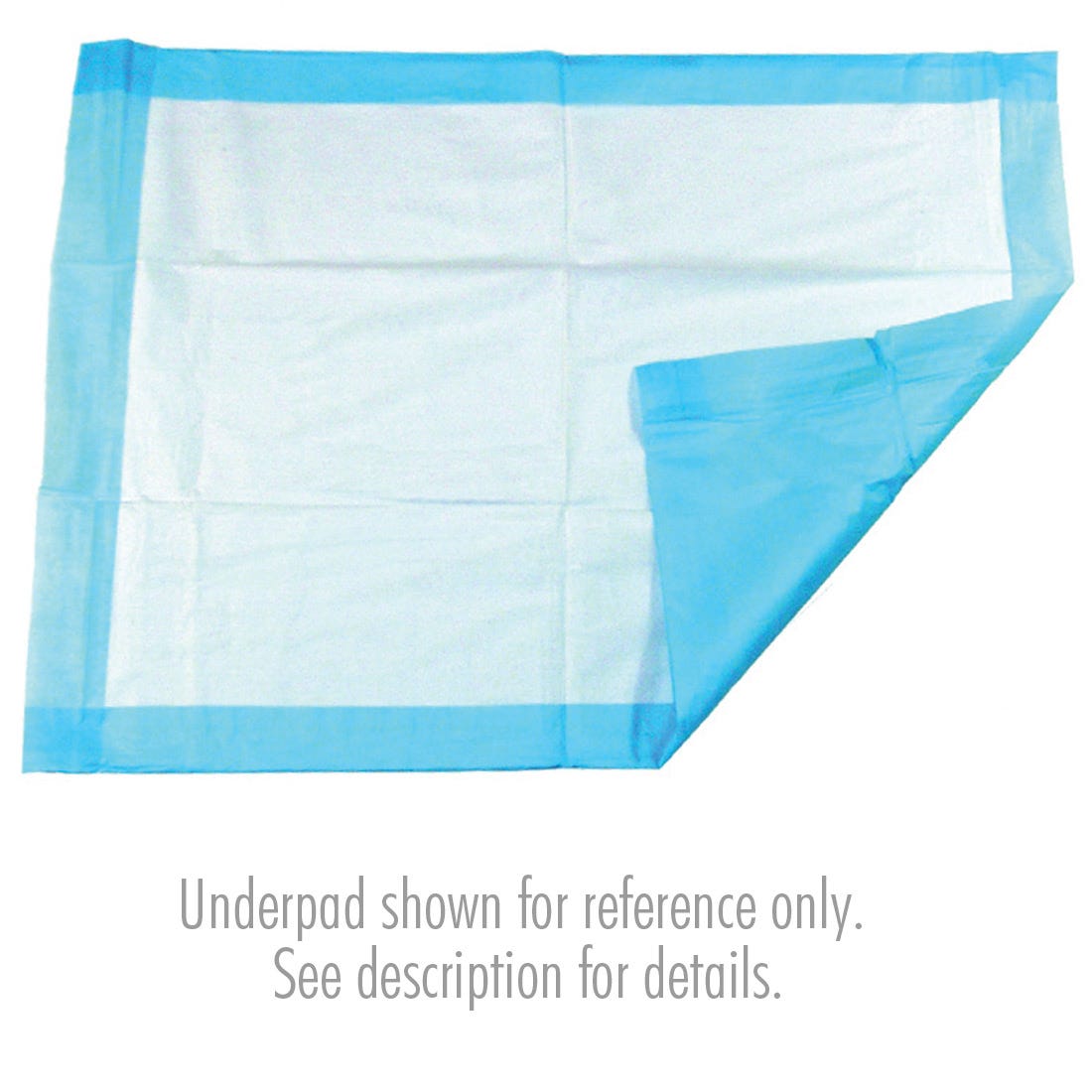 Underpads with Polypropylene back fluff fill - 23" x 36"