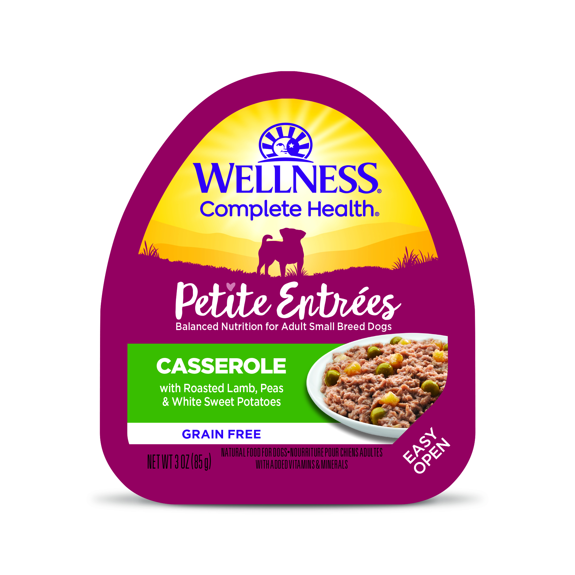 Wellness Complete Health Petite Entrées Casserole Roasted Lamb, Peas & White Sweet Potatoes