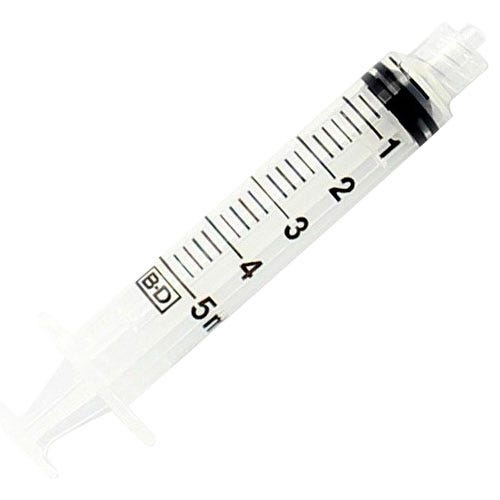 5 cc Syringe, BD Luer-Lok™ Tip - 125/Box