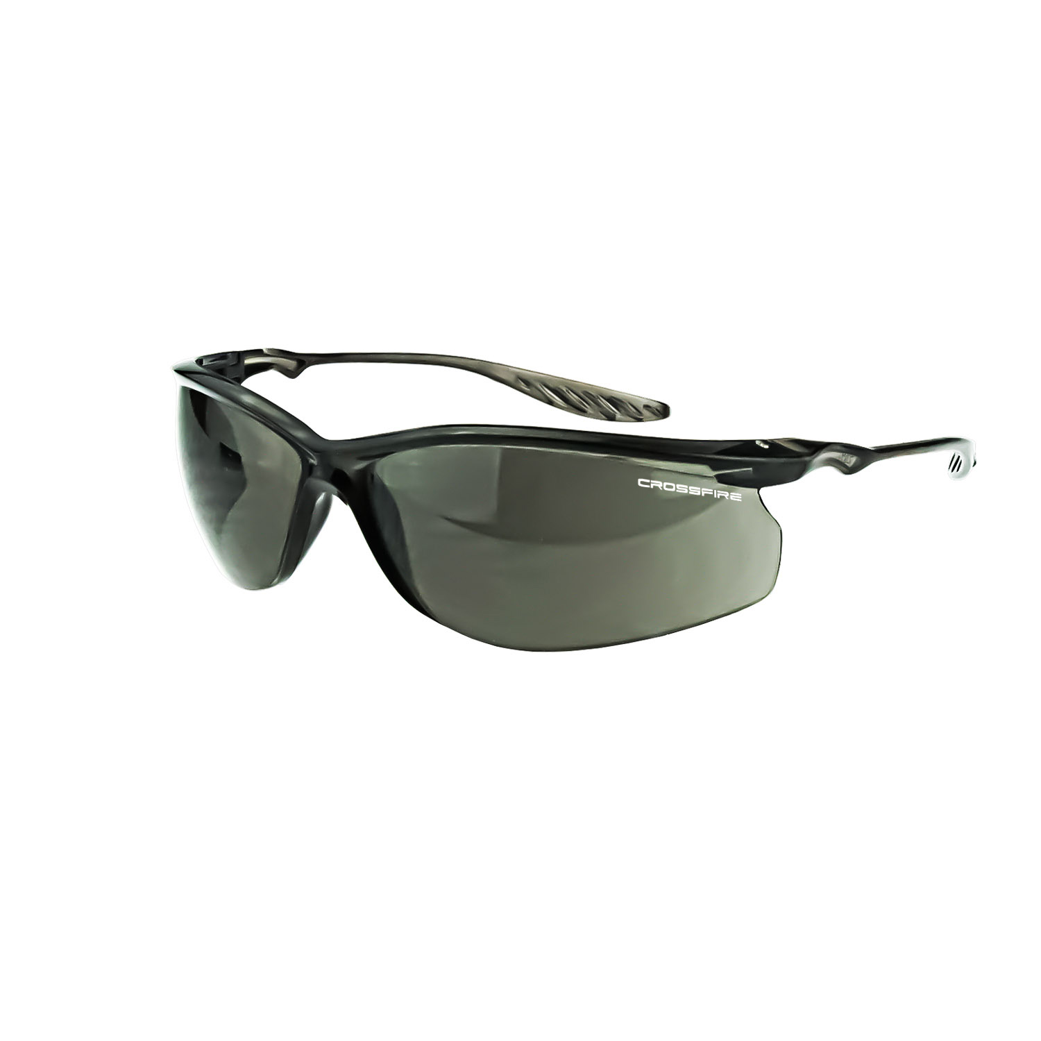 24Seven Performance Safety Eyewear - Crystal Black Frame - Smoke Lens