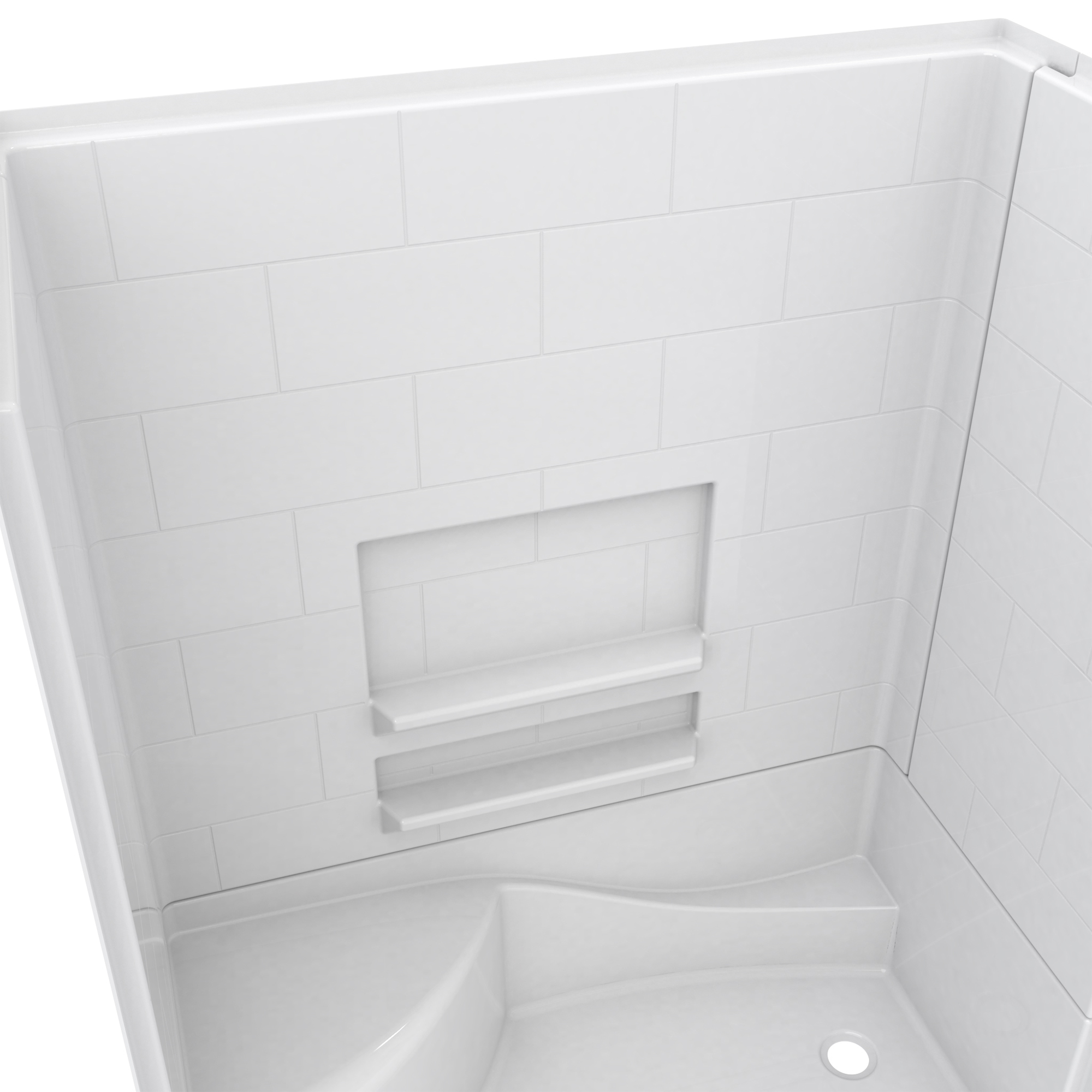 6030span Acrylx Alcove Shower Base In view 6
