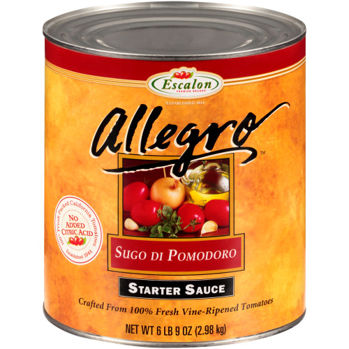  Allegro Starter Sauce, 105 oz. Can (Pack of 6) 