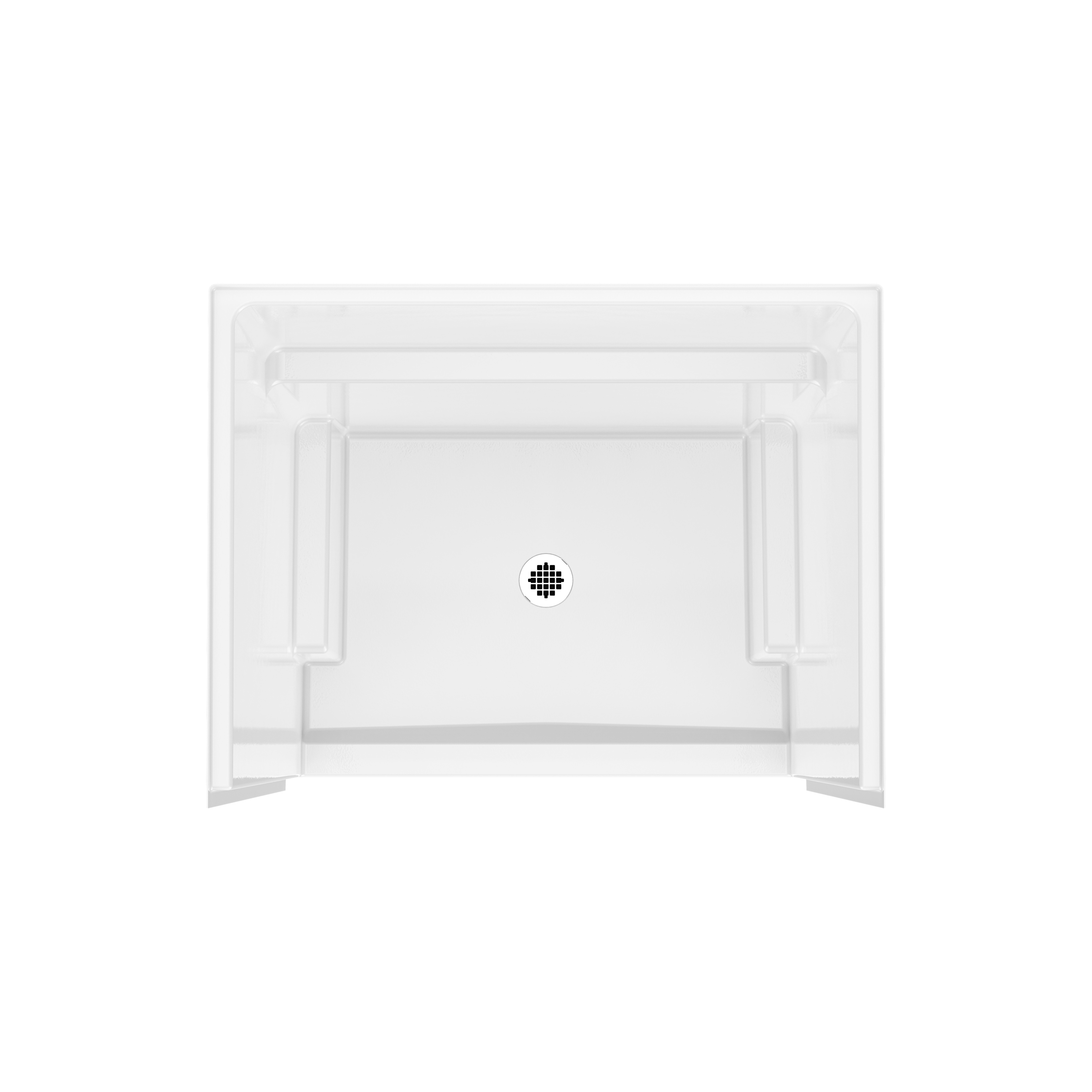 Icon SH4836 AcrylX™ Alcove Center Drain One-Piece Shower in White view 3