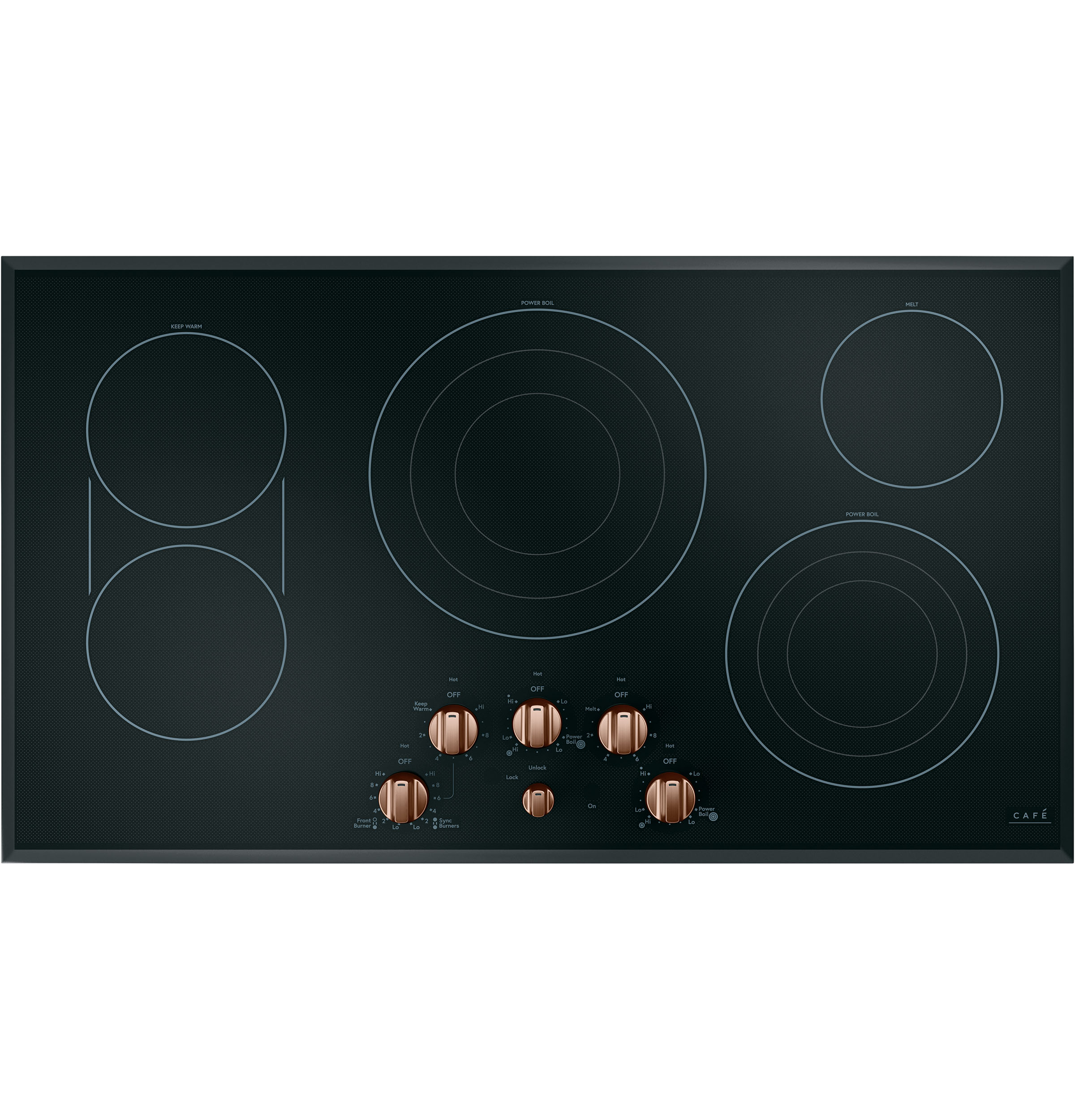 Knobs for Elec Cktps Brushed Copper For use w/ Elec Cktps — Not Connectable view 3
