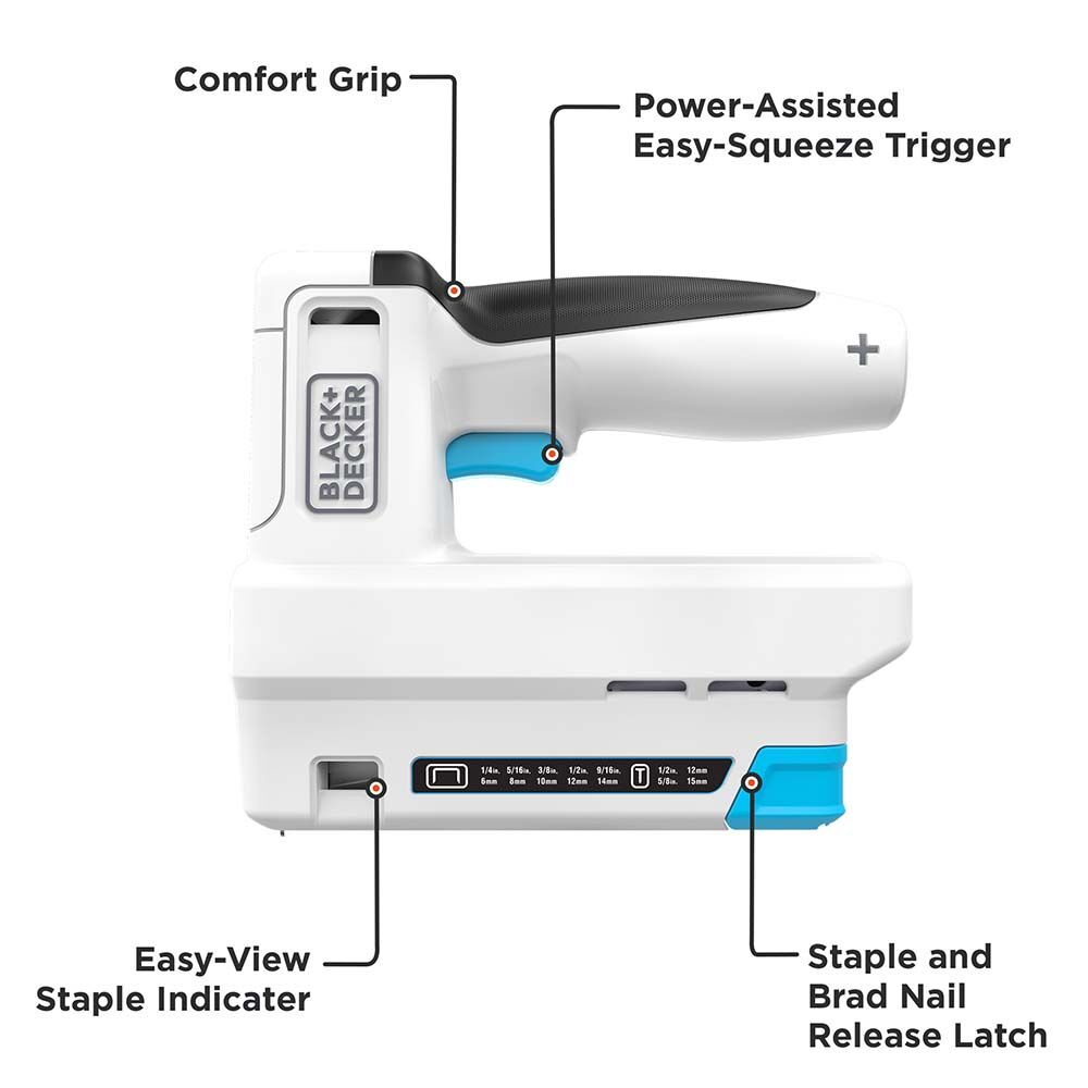 Profile view of the Stapler with feature walkaround