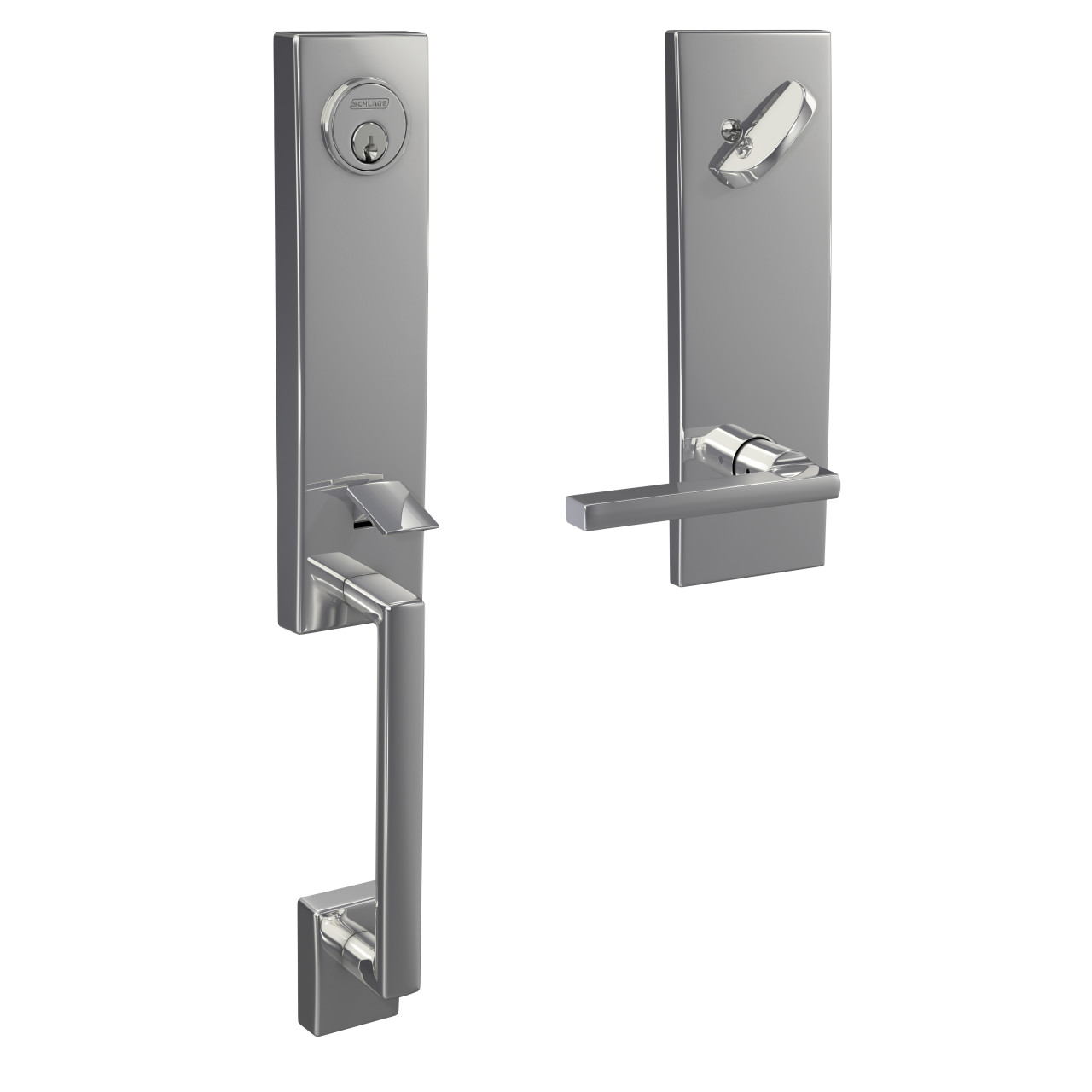 Custom 3/4 Trim Single Cylinder Handleset and Latitude Lever with Century Trim