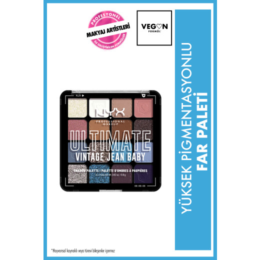 ultimate shadow palette - vintage jean baby göz farı paleti